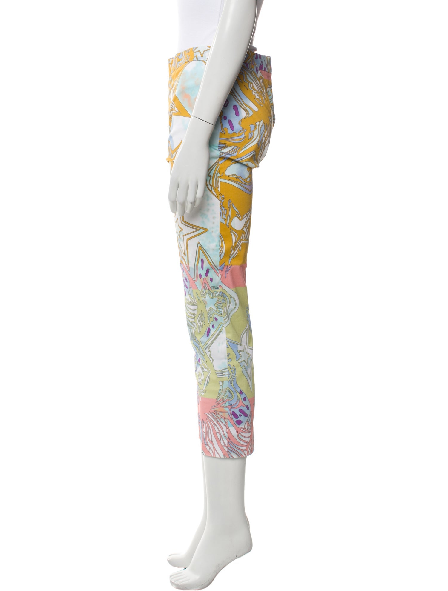 Emilio Pucci Printed Straight Leg Pants
